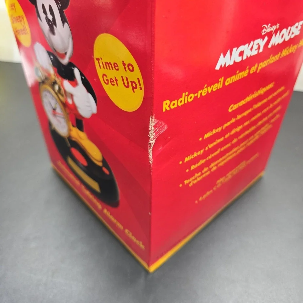 Disney Mickey Mouse Animated Talking Alarm Clock